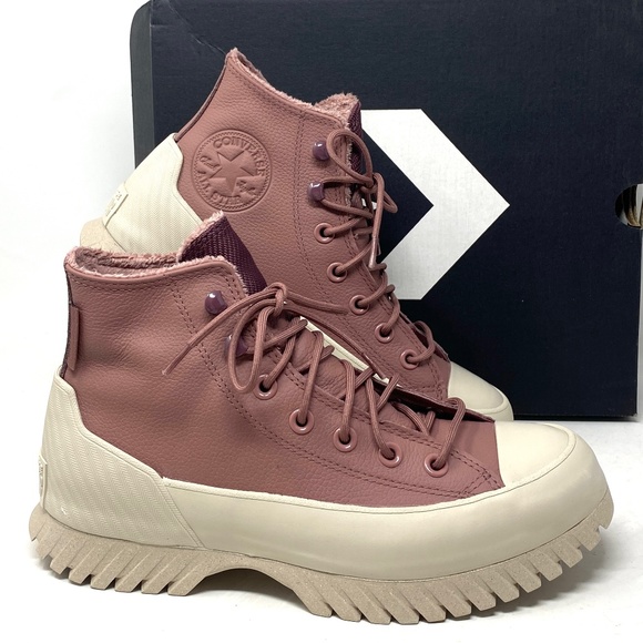 Converse Shoes - Converse Lugged 2.0 Waterproof Platform High Sneakers Women Saddle Dark A01329C